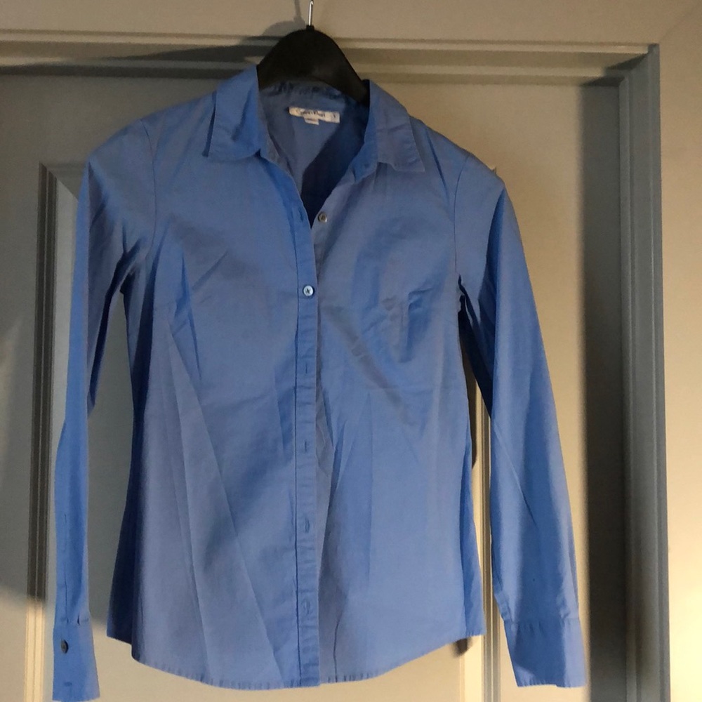 Calvin Klein Blue Button Down Shirt